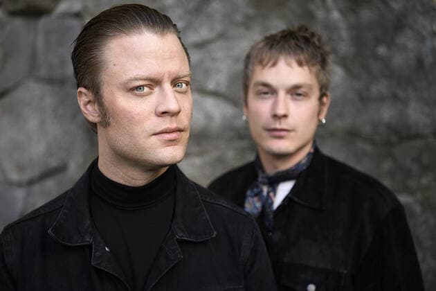STOCKHOLM 2019-09-16 Björn Dixgard (tv) och Jens Siverstedt i gruppen Mando Diao. Stockholm Sverige x2512x *** STOCKHOLM 2019 09 16 Björn Dixgard tv and Jens Siverstedt in the group Mando Diao Stockholm Sweden x2512x,  Copyright: xLINDAHLxBJÖRN Aftonbladet TTx Mando Diao