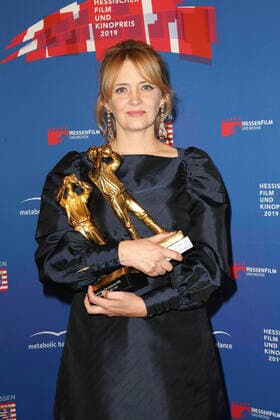 Prizewinner Laura Tonke at the Hessischer Film und Kinopreis award ceremony on 18 10 2019 in Frankfurt a Main Hessischer Filmpreis 2019 in Frankfurt