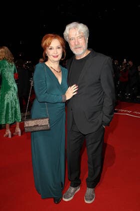 Jürgen Prochnow and his wife Verena Wengler at the Hessian Film and Cinema Prize Award on 18 10 2019 in Frankfurt a Main Hessian Film Prize 2019 in Frankfurt