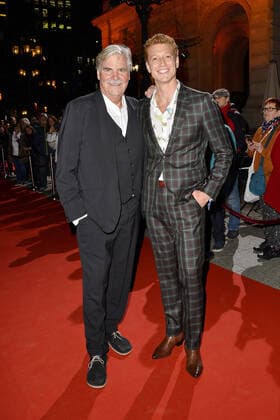 Peter Simonischek and Daniel Donskoy at the Hessian Film and Cinema Prize Award on 18 10 2019 in Frankfurt a Main Hessian Film Prize 2019 in Frankfurt