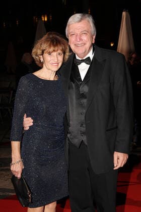 Volker Bouffier and his wife Urusla at the Hessian Film and Cinema Prize Award on 18 10 2019 in Frankfurt a Main Hessian Film Prize 2019 in Frankfurt