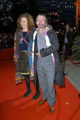 David Bennent and Nadja El Hagge at the Hessian Film and Cinema Prize Award on 18 10 2019 in Frankfurt a Main Hessian Film Prize 2019 in Frankfurt