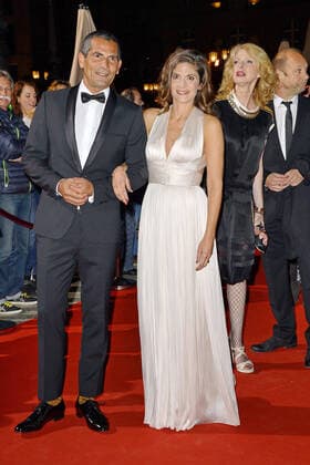 Mitri Sirin and Katty Salie at the Hessian Film and Cinema Prize Award on 18 10 2019 in Frankfurt a Main Hessian Film Prize 2019 in Frankfurt