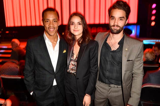 Jerry Hoffmann, Luise Befort and Maximilian Befort at the 30th Hessian Film and Cinema Award 2019 in the Alte Oper Frankfurt, 18 10 2019 Foto:xF.xKernx xFuturexImage