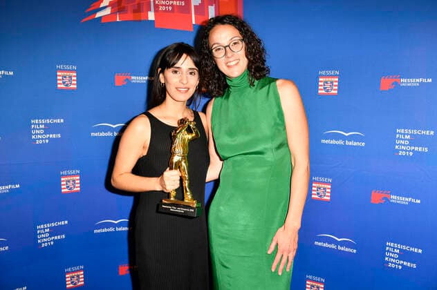 Maryam Zaree and Angela Dorn Rancke at the 30th Hessian Film and Cinema Award 2019 in the Alte Oper Frankfurt, 18 10 2019 Foto:xF.xKernx xFuturexImage