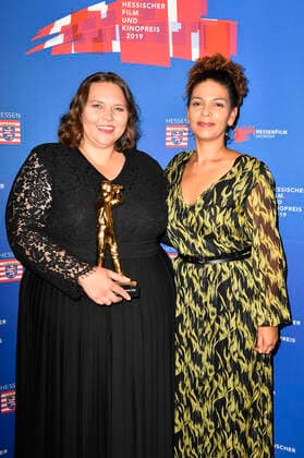 Frauke Lodders and Jackie Thomae at the 30th Hessian Film and Cinema Award 2019 in the Alte Oper Frankfurt, 18 10 2019 Foto:xF.xKernx xFuturexImage