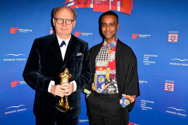 Hermann Vaske and Tarik Tesfu at the 30th Hessian Film and Cinema Award 2019 in the Alte Oper Frankfurt, 18 10 2019 Foto:xF.xKernx xFuturexImage