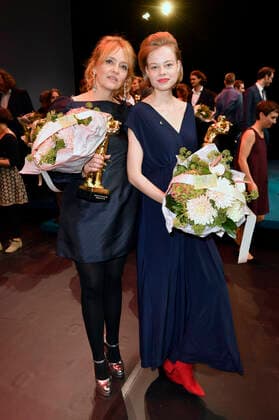 Laura Tonke and Emma Bading at the 30th Hessian Film and Cinema Award 2019 in the Alte Oper Frankfurt, 18 10 2019 Foto:xF.xKernx xFuturexImage