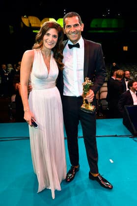 Katty Salie and Mitri Sirin at the 30th Hessian Film and Cinema Award 2019 in the Alte Oper Frankfurt, 18 10 2019 Foto:xF.xKernx xFuturexImage