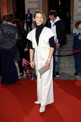 Anjorka Strechel at the 30th Hessian Film and Cinema Award 2019 in the Alte Oper Frankfurt, 18 10 2019 Foto:xN.xKubelkax xFuturexImage