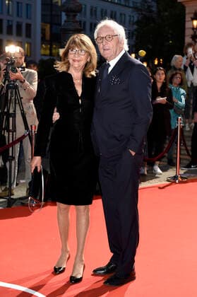 Günther Maria Halmer with wife Claudia at the 30th presentation of the Hessian Film and Cinema Prize 2019 in the Alte Oper Frankfurt, 18 10 2019 Foto:xN.xKubelkax xFuturexImage