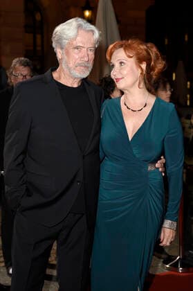 Jürgen Prochnow with his wife Verena Wengler at the 30th Hessian Film and Cinema Award 2019 in the Alte Oper Frankfurt, 18 10 2019 Foto:xN.xKubelkax xFuturexImage