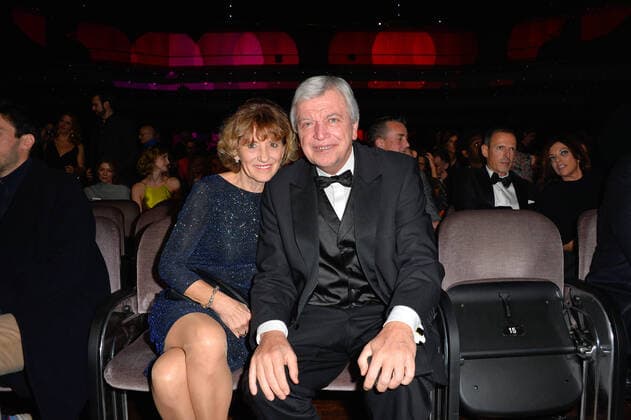Hessian Prime Minister Volker Bouffier with wife Ursula Hessischer Film and Cinema Prize 2019 at the Old Opera House in Frankfurt on 18 10 2019 Hessian Film and Cinema Prize Frankfurt
