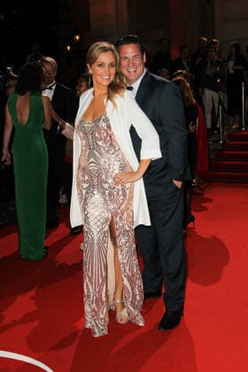 Sandra Maria Gronewald with husband Klaus Gronewald Hessischer Film and Cinema Prize 2019 at the Alte Oper in Frankfurt on 18 10 2019 Hessische Film and Cinema Prize Frankfurt