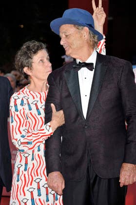 Roma Cinema Fest 2019. Red carpet Life Achievement Award Pictured Bill Murray, Frances McDormand  Copyright: xCamillaxMorandix xIPAx xCamillaxMorandix
