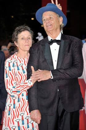 Roma Cinema Fest 2019. Red carpet Life Achievement Award Pictured Bill Murray, Frances McDormand  Copyright: xCamillaxMorandix xIPAx xCamillaxMorandix