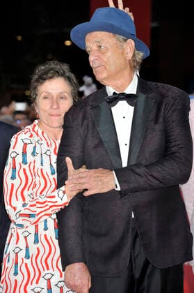 Roma Cinema Fest 2019. Red carpet Life Achievement Award Pictured Bill Murray, Frances McDormand  Copyright: xCamillaxMorandix xIPAx xCamillaxMorandix