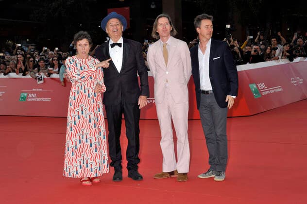 Roma Cinema Fest 2019. Red carpet Life Achievement Award Pictured Bill Murray, Frances McDormand, Wes Anderson, Edward Norton  Copyright: xCamillaxMorandix xIPAx xCamillaxMorandix
