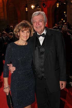 Volker Bouffier with wife Ursula Hessischer Film and Cinema Prize 2019 at the Alte Oper in Frankfurt on 18 10 2019 Hessische Film and Cinema Prize Frankfurt