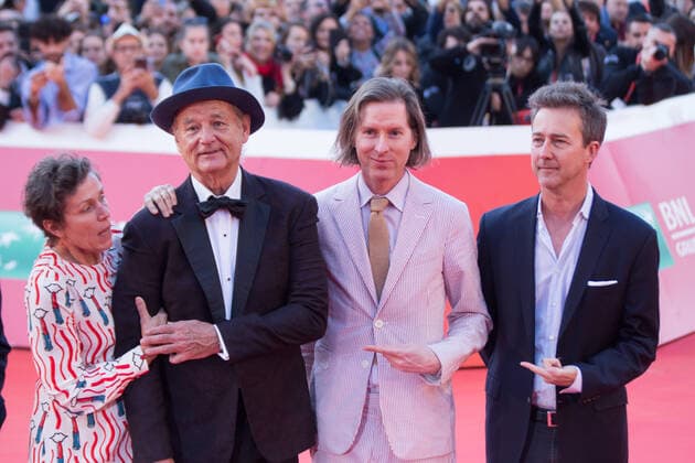 Rome Film Fest 2019: Bill Murray Francis McDormand, Bill Murray, Wes Anderson, Edward Norton Actor Bill Murray walks the red carpet of the Rome Film Fest, along with Edward Norton, Wes Anderson and Francis McDormand Roma RM Italy Auditorium Parco della Musica  MatteoxNardone