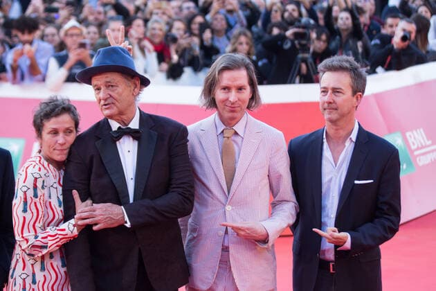 Entertainment Bilder des Tages Rome Film Fest 2019: Bill Murray Francis McDormand, Bill Murray, Wes Anderson, Edward Norton Actor Bill Murray walks the red carpet of the Rome Film Fest, along with Edward Norton, Wes Anderson and Francis McDormand Roma RM Italy Auditorium Parco della Musica  MatteoxNardone