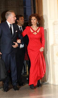 European Cultural Award Gala Vienna, Opera, 20 10 2019 Sophia LOREN, Carlo PONTI Jr
