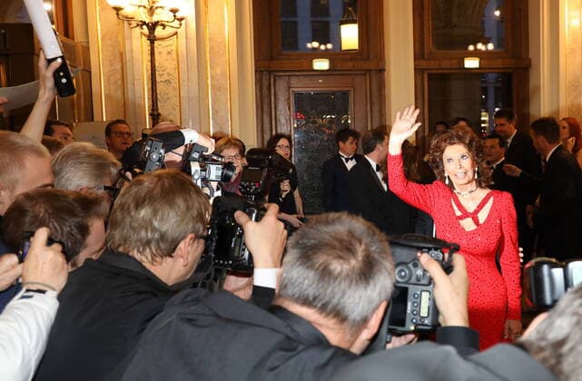 European Cultural Award Gala Vienna, Opera, 20 10 2019 Sophia LOREN, Carlo PONTI Jr