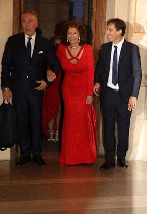 European Cultural Award Gala Vienna, Opera, 20 10 2019 Sophia LOREN, Carlo PONTI Jr