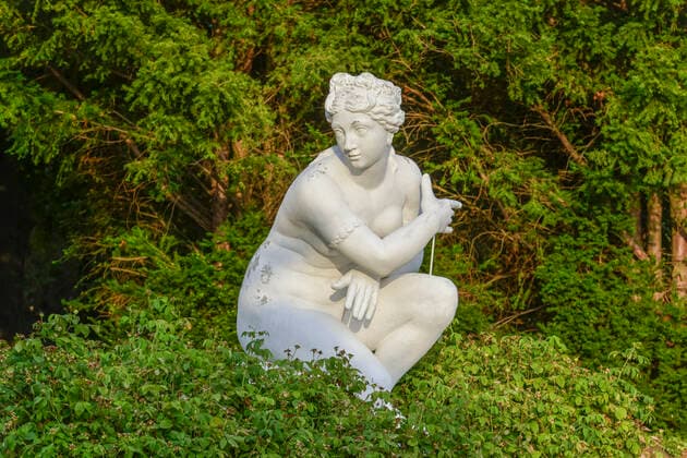 Kniende Venus, Wörlitzer Gartenreich, Sachsen-Anhalt, Deutschland *** Kneeling Venus, Wörlitz Garden Kingdom, Saxony Anhalt, Germany