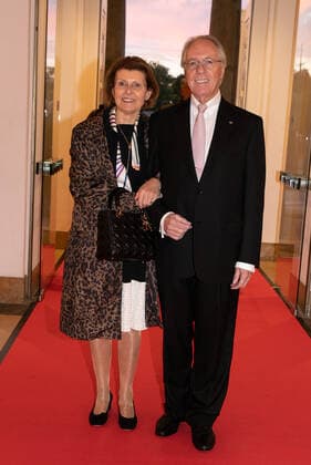 Hannover, Award of the Leibniz Ring Hannover to marine biologist Prof Dr Antje Boetius, laudation Hannes Jaenicke, at the Hannover Congress Centrum, Ursula and Manfred Budin,