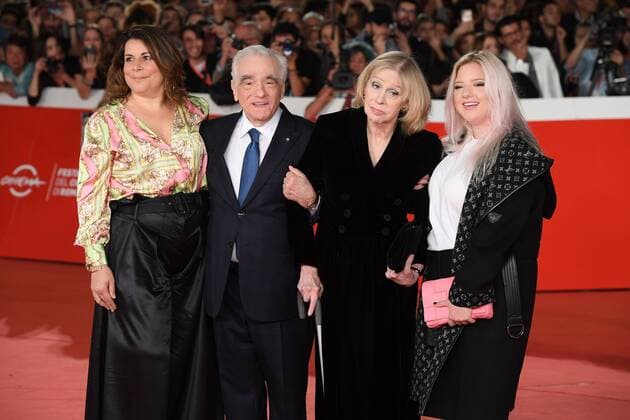 Rome Cinema Fest 2019. Rome Film Festival. Red carpet film The Irishman. Pictured: Martin Scorsese with his wife Hellen Morris and daughters Cathy and Francesca  Copyright: xMaurizioxD Avanzox xIPAx xMaurizioxDxAvanzox