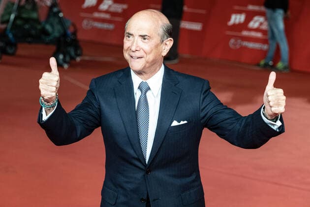 October 21, 2019, Rome, Italy: US ambassador to Italy, Lewis M. Eisenberg gestures as he arrives for the screening of the film The Irishman during the 14th Rome Film Festival. Rome Italy - ZUMAs197 20191021_zaa_s197_059 Copyright: xCosimoxMartemuccix