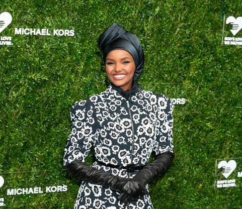NY: 13th Annual Golden Heart Awards Halima Aden attends the 13th Annual Golden Heart Awards at Cipriani South Street New York New York United States  LevxRadin