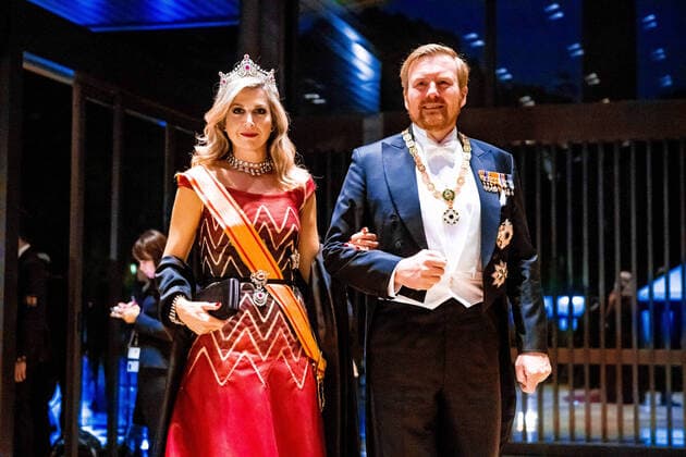 Bilder des Jahres 2019, Entertainment 10 Oktober Entertainment Bilder des Tages 22-10-2019 Gala Queen Maxima and King Willem-Alexander arrive at the Imperial Palace for the Court Banquets, the Kyoen-no-gi banquet, after the ceremony of the enthronement of Emperor Naruhito in Tokyo, Japan  Copyright: xPPEx