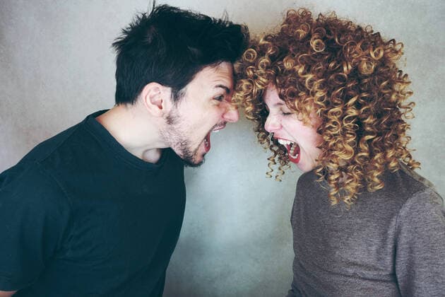 Young couple arguing,model released, Symbolfoto ING_61508_00901