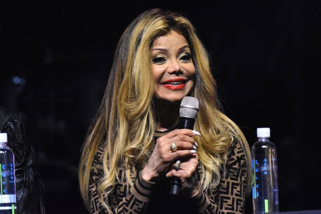 Forever: The best Show About The King of Pop - press conference MEXICO CITY, MEXICO - OCTOBER 22: American singer La Toya Jackson speaks during a press conference to present Forever: The best Show About The King of Pop at Centro Cultural Teatro 1 on October 22, 2019 in Mexico City, Mexico  Copyright: xCarlosxTischlerx EYE_1007