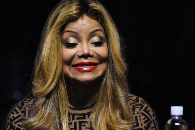 Forever: The best Show About The King of Pop - press conference MEXICO CITY, MEXICO - OCTOBER 22: American singer La Toya Jackson speaks during a press conference to present Forever: The best Show About The King of Pop at Centro Cultural Teatro 1 on October 22, 2019 in Mexico City, Mexico  Copyright: xCarlosxTischlerx EYE_1110