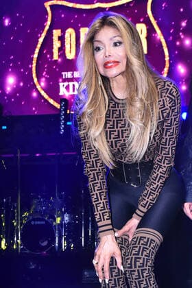 Forever: The best Show About The King of Pop - press conference MEXICO CITY, MEXICO - OCTOBER 22: American singer La Toya Jackson poses for photos during a press conference to present Forever: The best Show About The King of Pop at Centro Cultural Teatro 1 on October 22, 2019 in Mexico City, Mexico  Copyright: xCarlosxTischlerx EYE_1599