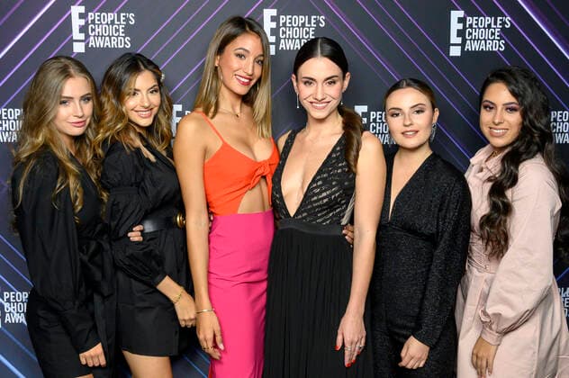 Anna Klinski, Sarah Sunita, Sara Leutenegger, Kimberly Budinsky, Emily Envogue and Melisa Carolina Tatar at the 1 presentation of the E People s Choice Awards German Social Star in the Ory Bar in the Mandarin Oriental Munich, 22 10 2019 Foto:xR.xHeinex xFuturexImage