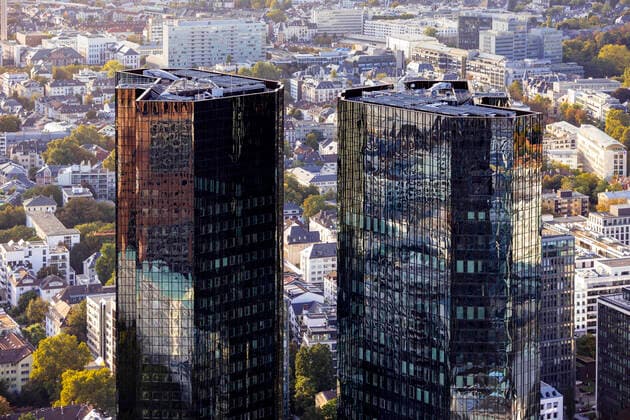 The Deutsche Bank Tower in the Bankencity Frankfurt, 20 10 2019 Foto:xC.xHardtx xFuturexImage