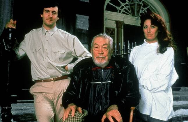 Tony Huston, John Huston & Anjelica Huston Actor, Director & Actress 01 May 1985  Copyright: MaryxEvansxAFxArchive 12046884 editorial use only  