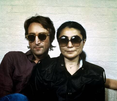 John Lennon, Yoko Ono Ex-Beatle With Wife 01 May 1978  Copyright: MaryxEvansxAFxArchive 12047992 editorial use only  