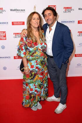 Dieter Landuris and his wife Natascha at the award ceremony Goldene Bild der Frau on 23 10 2019 in Hamburg Goldene Bild der Frau award ceremony 2019 in Hamburg