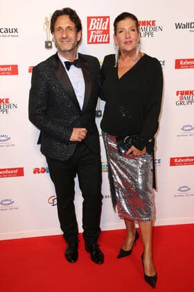 Falk Willy Wild and Katy Karrenbauer at the award ceremony Goldene Bild der Frau on 23 10 2019 in Hamburg Goldene Bild der Frau award ceremony 2019 in Hamburg