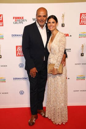 Jay Alexander and his wife Vanessa at the award ceremony Goldene Bild der Frau on 23 10 2019 in Hamburg Goldene Bild der Frau award ceremony 2019 in Hamburg