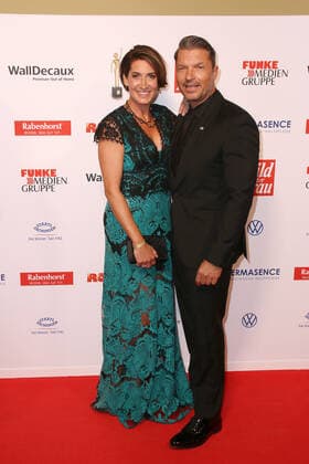 Hardy Krüger Jr and his wife Alice at the award ceremony Goldene Bild der Frau on 23 10 2019 in Hamburg Goldene Bild der Frau award ceremony 2019 in Hamburg