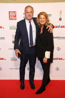Hubertus Meyer Burckhardt and his wife Dorothee Rohrig at the award ceremony Goldene Bild der Frau on 23 10 2019 in Hamburg Goldene Bild der Frau award ceremony 2019 in Hamburg