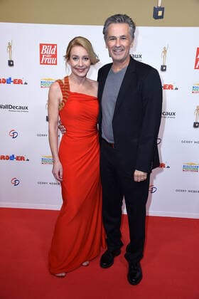 Natalie O Hara, Timothy Peach at the 13th GOLDEN BILD der FRAU award ceremony at the Stage Operettenhaus in Hamburg on 23 10 2019