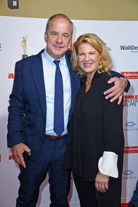 Hubertus Meyer Burckhardt with wife Dorothee Meyer Burckhardt at the 13th GOLDEN BILD der FRAU award ceremony at the Stage Operettenhaus in Hamburg on 23 10 2019
