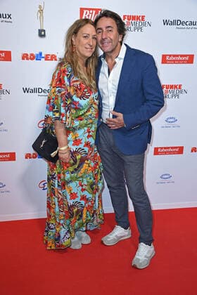 Dieter Landuris with wife Natascha Landruris at the 13th GOLDEN BILD der FRAU award ceremony at the Stage Operettenhaus in Hamburg on 23 10 2019